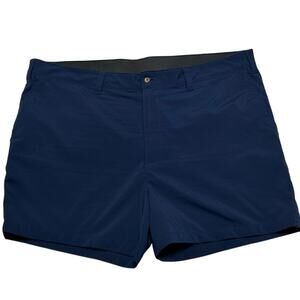 Reebok Golf Men's Size 46 Navy Blue Performance Flat Front Shorts Stretch 46x7
